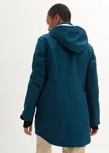 wasserdichte Funktions-Outdoor-Longjacke mit Teddyfleece, bonprix wasserdichte Funktions-Outdoor-Longjacke mit Teddyfleece, bonprix