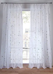 Gardine mit Glanz Sternen (1er Pack), bonprix Gardine mit Glanz Sternen (1er Pack), bonprix