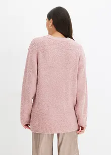 Grobstrick-Pullover mit V-Ausschnitt, bonprix Grobstrick-Pullover mit V-Ausschnitt, bonprix