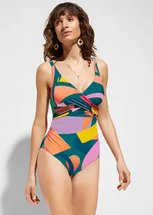 Badeanzug in Wickel-Optik, bonprix Badeanzug in Wickel-Optik, bonprix