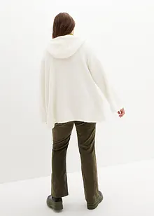 Teddy-Fleece Jacke in A-Linie mit Seitenschlitzen, bonprix Teddy-Fleece Jacke in A-Linie mit Seitenschlitzen, bonprix