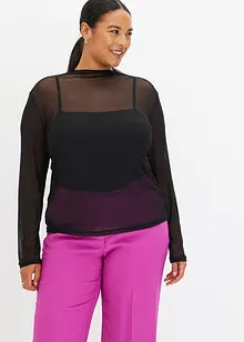 T-shirt manches longues avec mesh, bonprix T-shirt manches longues avec mesh, bonprix