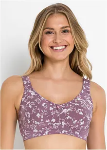 BH ohne Bügel mit weicher Bio-Baumwolle (2er Pack), bonprix BH ohne Bügel mit weicher Bio-Baumwolle (2er Pack), bonprix