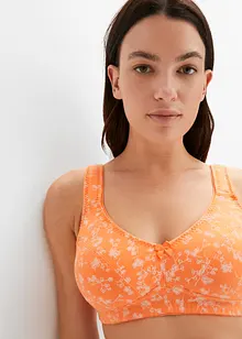 BH ohne Bügel mit weicher Bio-Baumwolle (2er Pack), bonprix BH ohne Bügel mit weicher Bio-Baumwolle (2er Pack), bonprix