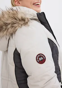 wasserabweisender Outdoor-Kurzmantel mit Fellimitat, bonprix wasserabweisender Outdoor-Kurzmantel mit Fellimitat, bonprix