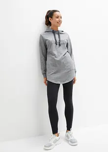Jogginganzug mit Long-Sweatshirt und Leggings (2-teilig), bonprix Jogginganzug mit Long-Sweatshirt und Leggings (2-teilig), bonprix
