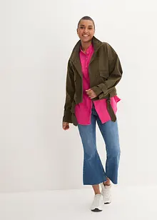 Musselin-Longbluse aus Baumwolle, bonprix Musselin-Longbluse aus Baumwolle, bonprix