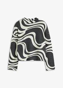 T-shirt manches longues en tissu côtelé douillet, bonprix T-shirt manches longues en tissu côtelé douillet, bonprix
