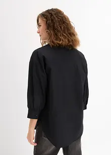Chemisier oversize en coton, manches 3/4, bonprix Chemisier oversize en coton, manches 3/4, bonprix
