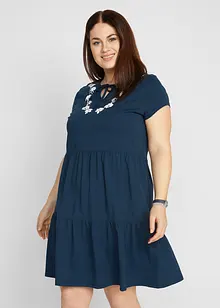 Baumwoll Tunika-Kleid, kurzarm, bonprix Baumwoll Tunika-Kleid, kurzarm, bonprix