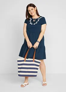 Baumwoll Tunika-Kleid, kurzarm, bonprix Baumwoll Tunika-Kleid, kurzarm, bonprix