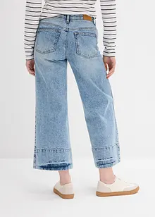 Wide Leg Jeans Mid Waist, cropped, bonprix Wide Leg Jeans Mid Waist, cropped, bonprix