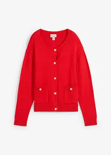 Feinstrickjacke aus Baumwoll-Mix, bonprix Feinstrickjacke aus Baumwoll-Mix, bonprix