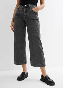 Wide Leg Jeans High Waist, cropped, bonprix Wide Leg Jeans High Waist, cropped, bonprix