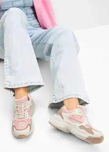 Chunky Sneaker mit leichter Sohle, bonprix Chunky Sneaker mit leichter Sohle, bonprix