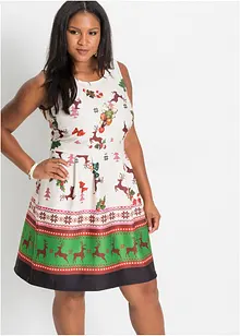 Etuikleid aus fester Scuba-Qualität mit Weihnachtsmotiv, bonprix Etuikleid aus fester Scuba-Qualität mit Weihnachtsmotiv, bonprix