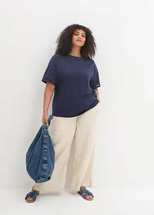 T-shirt avec finition dentelle aux manches, bonprix T-shirt avec finition dentelle aux manches, bonprix