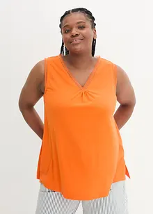 Viskose-Top mit Spitze, bonprix Viskose-Top mit Spitze, bonprix