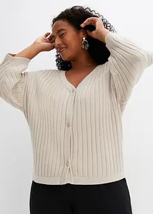 Gilet en maille coupe boxy, bonprix Gilet en maille coupe boxy, bonprix