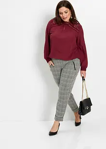 Schöne Glencheck-Schlupfhose, bonprix Schöne Glencheck-Schlupfhose, bonprix