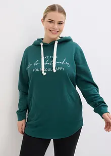 Jogginganzug mit Long-Sweatshirt und Leggings (2-teilig), bonprix Jogginganzug mit Long-Sweatshirt und Leggings (2-teilig), bonprix
