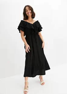 Robe longue à volant, bonprix Robe longue à volant, bonprix