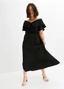 Robe longue à volant, bonprix Robe longue à volant, bonprix