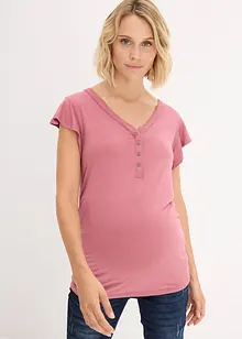 2 in 1 Umstandsshirt und Stillshirt aus nachhaltiger Viskose, bonprix 2 in 1 Umstandsshirt und Stillshirt aus nachhaltiger Viskose, bonprix