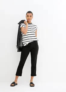 Pantalon 7/8 en bengaline, bonprix Pantalon 7/8 en bengaline, bonprix