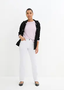 Bengalin-Stretch-Hose mit Bequembund, Straight, bonprix Bengalin-Stretch-Hose mit Bequembund, Straight, bonprix
