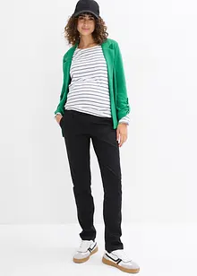 Elegante Umstandshose mit geradem Bein aus hautfreundlichem Baumwoll-Mix, bonprix Elegante Umstandshose mit geradem Bein aus hautfreundlichem Baumwoll-Mix, bonprix