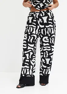 Pantalon en jersey imprimé, bonprix Pantalon en jersey imprimé, bonprix