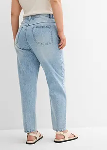 Jean mom cropped taille haute, peu extensible, bonprix Jean mom cropped taille haute, peu extensible, bonprix