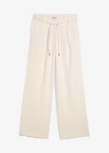 Paperbag-Hose aus luftigem Leinen-Mix, bonprix Paperbag-Hose aus luftigem Leinen-Mix, bonprix