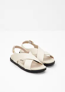 Sandalen mit bequemem Fußbett, bonprix Sandalen mit bequemem Fußbett, bonprix