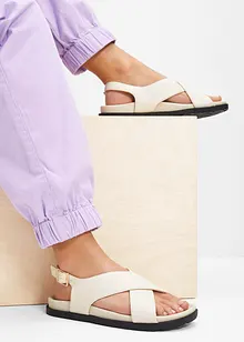 Sandalen mit bequemem Fußbett, bonprix Sandalen mit bequemem Fußbett, bonprix