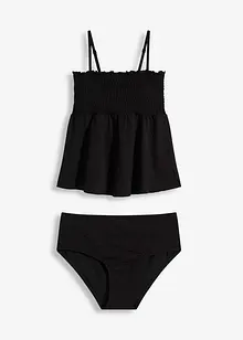 Gesmokter Tankini (2-tlg.Set), bonprix Gesmokter Tankini (2-tlg.Set), bonprix