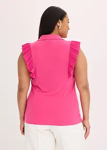 Blouse volantée en jersey, bonprix Blouse volantée en jersey, bonprix