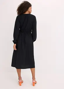 Robe-tunique fluide en viscose mélangée, bonprix Robe-tunique fluide en viscose mélangée, bonprix