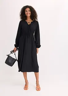 Robe-tunique fluide en viscose mélangée, bonprix Robe-tunique fluide en viscose mélangée, bonprix