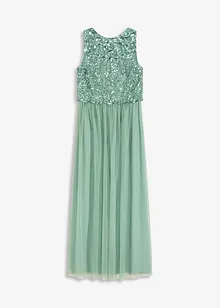 Robe longue avec haut brodé de sequins, bonprix Robe longue avec haut brodé de sequins, bonprix