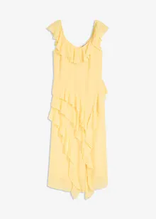 Chiffonkleid mit Trägern und Volants, bonprix Chiffonkleid mit Trägern und Volants, bonprix