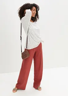 Palazzo-Hose mit Leinen, bonprix Palazzo-Hose mit Leinen, bonprix