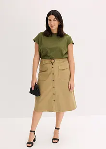 Jupe en twill, bonprix Jupe en twill, bonprix