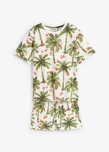 Pique T-Shirt und kurze Hose (2-tlg.Set) aus Bio Baumwolle, bonprix Pique T-Shirt und kurze Hose (2-tlg.Set) aus Bio Baumwolle, bonprix