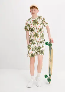 Pique T-Shirt und kurze Hose (2-tlg.Set) aus Bio Baumwolle, bonprix Pique T-Shirt und kurze Hose (2-tlg.Set) aus Bio Baumwolle, bonprix