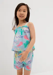 Top und kurze Hose (2-tlg.Set) aus reiner Bio-Baumwolle, bonprix Top und kurze Hose (2-tlg.Set) aus reiner Bio-Baumwolle, bonprix