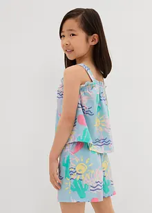 Top und kurze Hose (2-tlg.Set) aus reiner Bio-Baumwolle, bonprix Top und kurze Hose (2-tlg.Set) aus reiner Bio-Baumwolle, bonprix