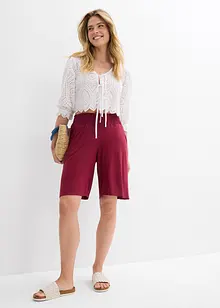 Bermuda en jersey viscose extensible, bonprix Bermuda en jersey viscose extensible, bonprix