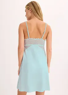 Negligé mit glänzendem Material, bonprix Negligé mit glänzendem Material, bonprix